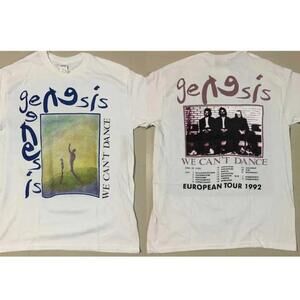 Genesis_ We Can_T Dance European Tour 1992 T-Shirt, 2 Sided